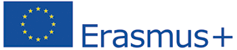 Logotype of Erasmus+ program
