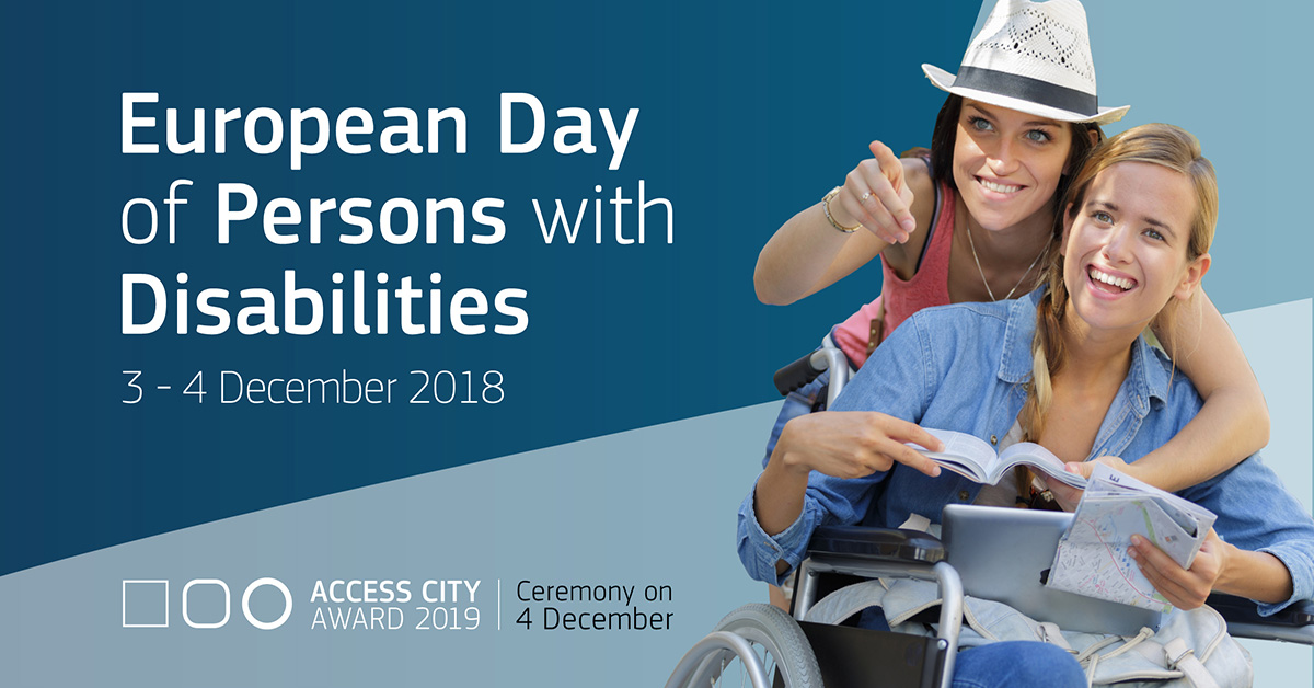 Motto and visual for the European Day of Persons with Disabilities 2018