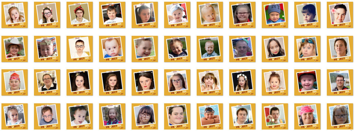 44 photos/faces of people with DS - from toddlers to adults (2)